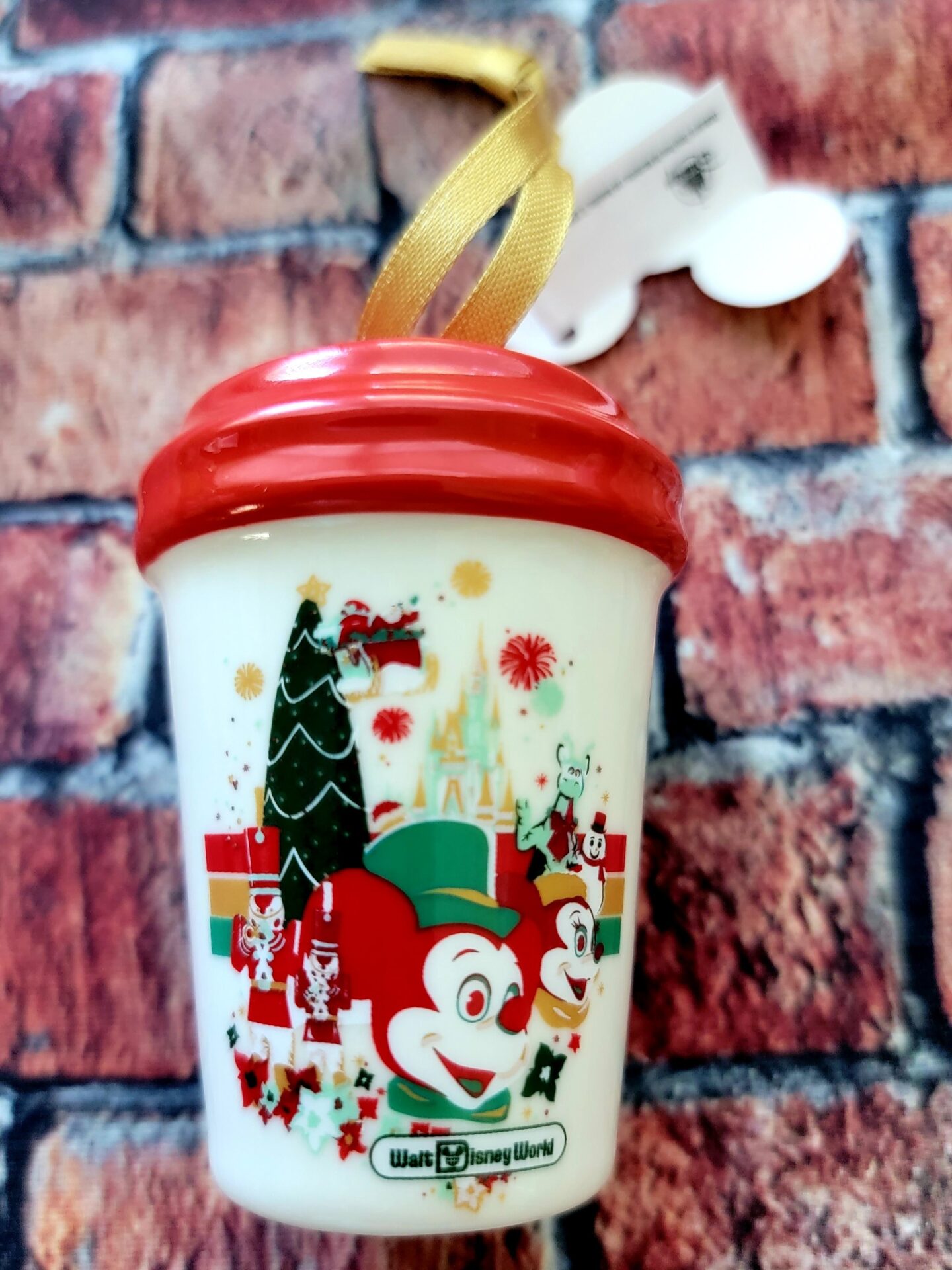 Disney Parks Epcot Starbucks Tumber Christmas Ornament 