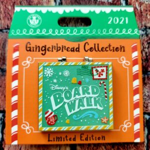Disney Parks Board Walk Gingerbread Collection Limited Edition Pin 2021